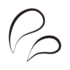 汗や水分のイメージイラスト