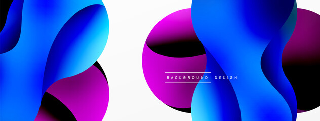 Circle geometric background. Abstract modern backdrop. Vector Illustration For Wallpaper, Banner, Background, Card, Book Illustration, landing page
