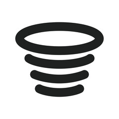 Hurricane  Outline Icon