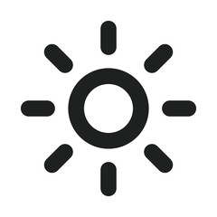 Sun Outline Icon
