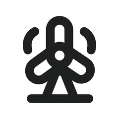 Obraz premium Turbine Outline Icon