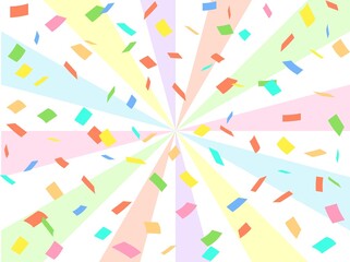 集中線背景イラスト