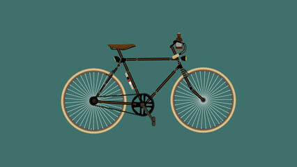 world bike vector photo