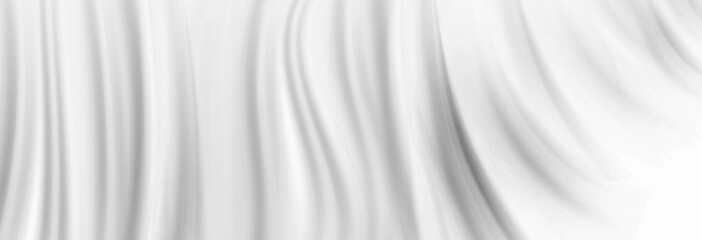white cloth background abstract with soft waves