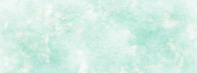 Creative soft light sky blue watercolor background with grainy white stains, Abstract blue watercolor background with grunge texture, Beautiful painted and scratched bright blue paper texture.
