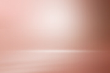 Obraz premium empty rose gold room in 3d background.