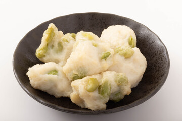 枝豆のつみれ天ぷら