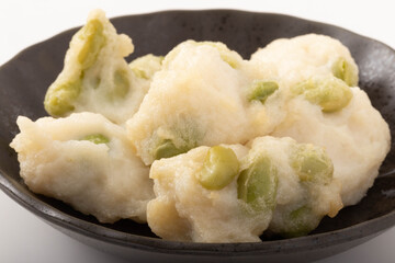 枝豆のつみれ天ぷら