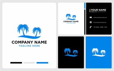 PALM LOGO SIMPLE BEACH MODERN