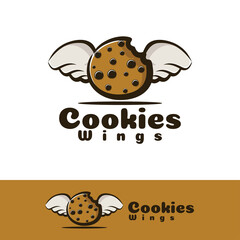 Cookies wings art illustration