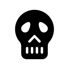 Skull Icon Vector Symbol Design Illustration