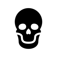 Skull Icon Vector Symbol Design Illustration