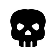 Skull Icon Vector Symbol Design Illustration