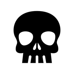 Skull Icon Vector Symbol Design Illustration