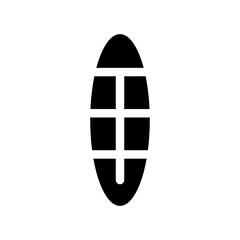 Surfboard Icon Vector Symbol Design Illustration