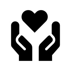 Charity Icon Vector Symbol Design Illustration