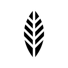 Leaf Icon Vector Symbol Design Illustration