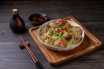 Steamed hairy crab, a traditional Chinese cuisine