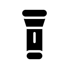 Flashlight Icon Vector Symbol Design Illustration