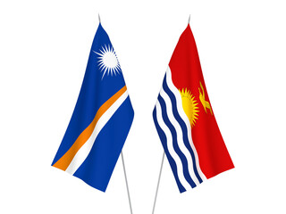 Republic of the Marshall Islands and Republic of Kiribati flags