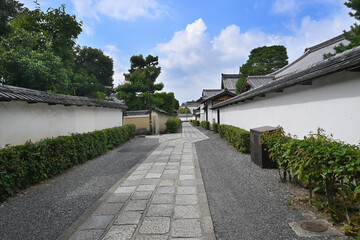時代劇を思わせる京都市の妙心寺境内