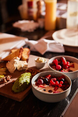 preparing food in the restaurant kitchen 