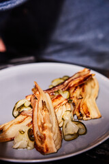 preparing food in the restaurant kitchen 