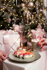 Sushi christmas