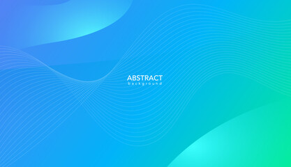 Abstract blue background with lines
