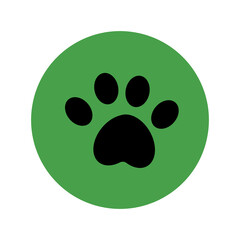 Fototapeta premium Animal shelter volunteer semi flat color vector element. Veterinary clinic. Full sized decoration on white. Animal hospital. Simple cartoon style illustration for web graphic design and animation