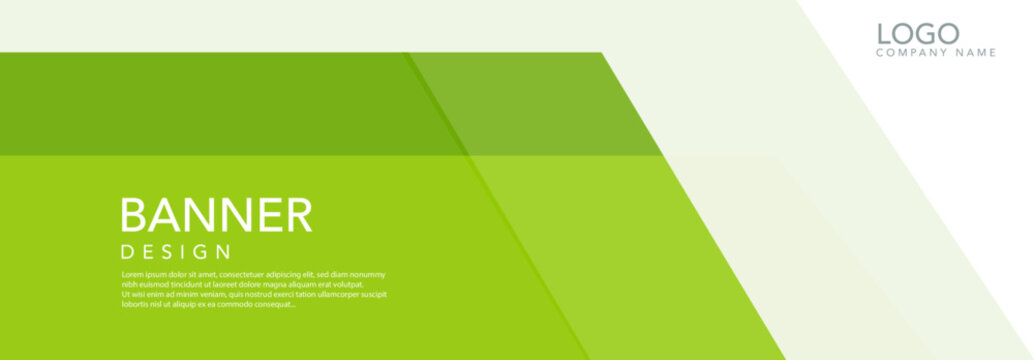 Abstract Green Background, Green Banner