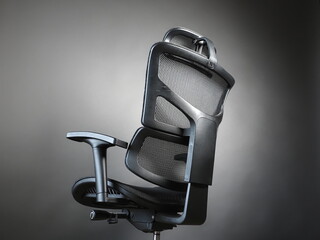 ergonomic comfortable plastic and metal office chair