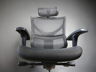 ergonomic comfortable plastic and metal office chair