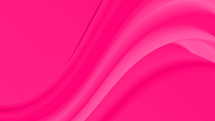 Abstract background design uses a pink wave pattern and has a soft and feminine impression