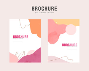 Brochure Background Illustration Set