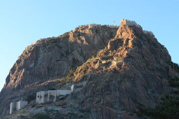 Fototapeta na wymiar afyonkarahisar castle 