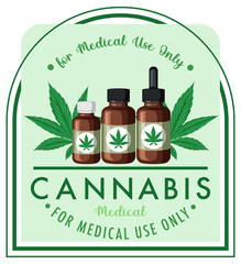 Medical cannabis logo banner