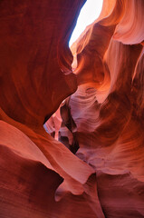 Sandstone patterns, Antelope Canyon, Navajo Nation, Arizona, USA