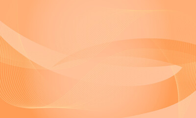 orange abstract line vector background