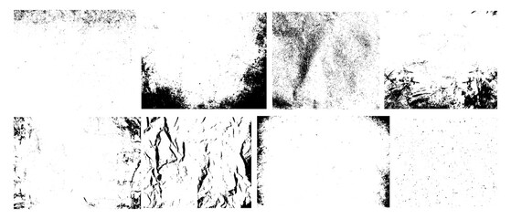 Dirty Grunge Textures Vector Set