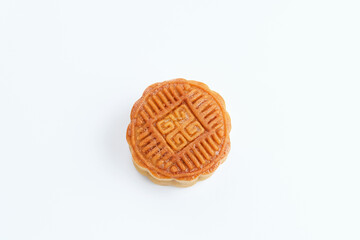 Moon Cake, traditional Chinese snack popular during the mid-autumn festival. 
