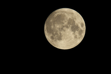 Obraz premium Full moon on a summer night