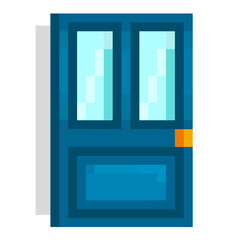 Editable Vector Illustration of Door. Good for sticker, icon, clip art, ppt, game, education, etc