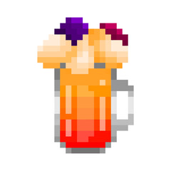 Editable Vector Illustration of Soda Slurp. Good for sticker, icon, clip art, ppt, game, education, etc