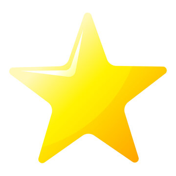 Editable vector graphic of Star. Good for clipart, sticker, icon, presentation, game, etc.