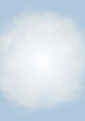 Vector Summer Sun Shine Background with Bokeh Blurred Glowing Gold Circles on Blue Sky.  Blured Sunlight Background. Magic Summertime Print. Calm Defocused Light Design for Posters, Covers, Cards.