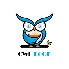 owl logo and symbol vector