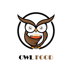 owl logo and symbol vector