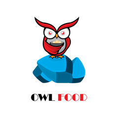 owl logo and symbol vector