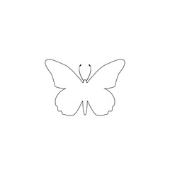 trendy butterfly logo design vector template